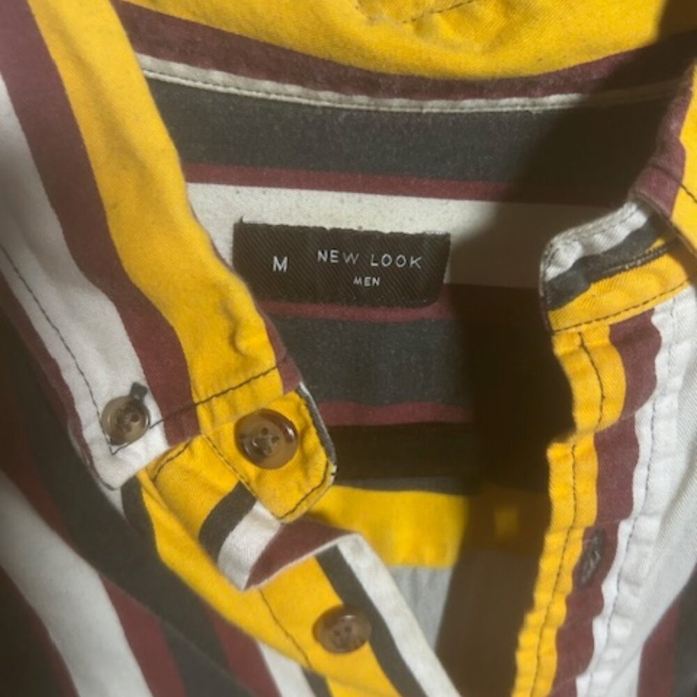 Striped Button up - Picture 3 of 3